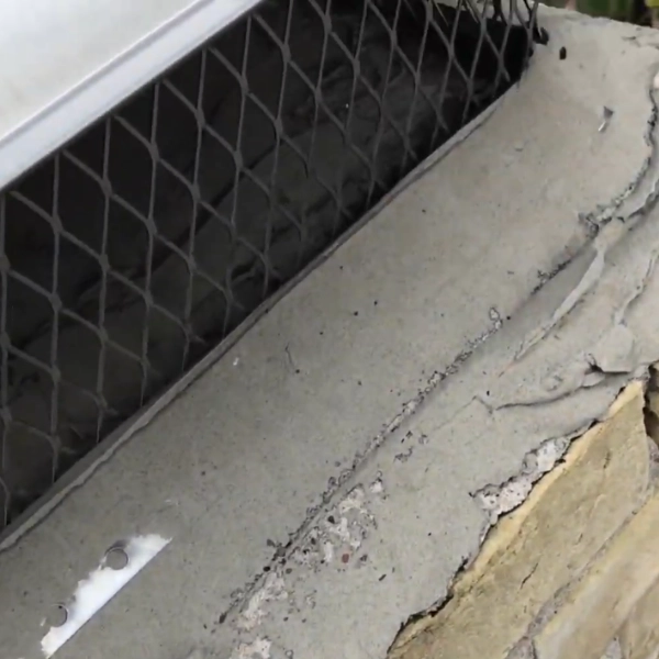 Mesh screens designed to block birds and squirrels from flue entry