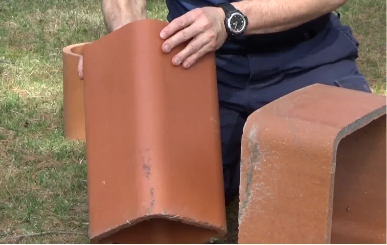 clay tile chimney flue liner section